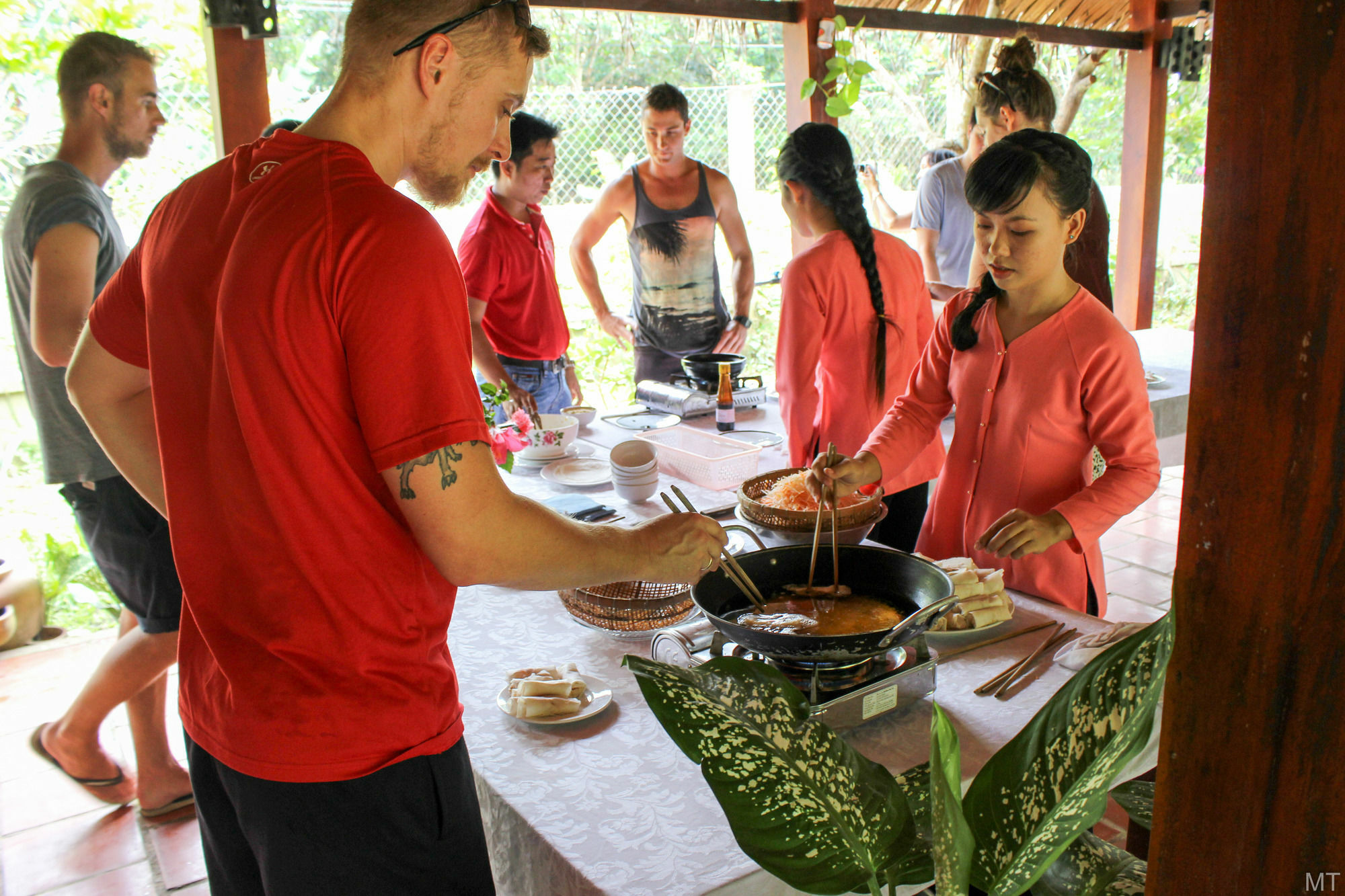 Mekong Rustic Lodge Cai Lay ภายนอก รูปภาพ